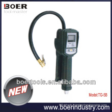 Plastic body Air Tire Inflator with digital air gauge